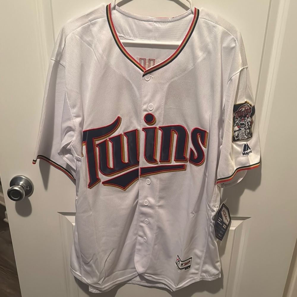 White Joe Mauer Minnesota Twins Jersey